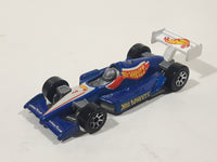 1992 Hot Wheels F1 Indy Race Car Good Year Blue Die Cast Toy Car Vehicle