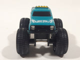 Vintage 1980 McDonald's Bigfoot Monster Truck Ford Teal Green Plastic Die Cast Toy Car Vehicle