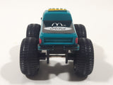 Vintage 1980 McDonald's Bigfoot Monster Truck Ford Teal Green Plastic Die Cast Toy Car Vehicle