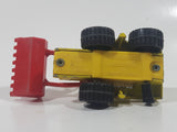 Vintage 1978 Lesney Matchbox Superfast No. 29 Tractor Shovel Yellow and Red Die Cast Toy Construction Building Equipment Vehicle Broken Wheel