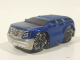 2004 Hot Wheels First Editions Blings Cadillac Escalade Metalflake Blue Die Cast Toy Car Vehicle