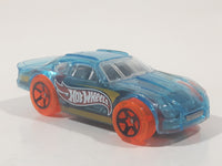 2015 Hot Wheels X-Raycers Stockar Translucent Light Blue Die Cast Toy Car Vehicle