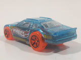 2015 Hot Wheels X-Raycers Stockar Translucent Light Blue Die Cast Toy Car Vehicle