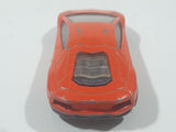 2012 Hot Wheels Lamborghini Aventador LP 700-4 Orange Die Cast Toy Car Vehicle