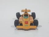 Vintage 1980s Yatming No. 1311 Lola T370 Formula 1 Indy #11 "GAP" Yellow Die Cast Toy Race Car Vehicle