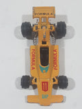Vintage 1980s Yatming No. 1311 Lola T370 Formula 1 Indy #11 "GAP" Yellow Die Cast Toy Race Car Vehicle