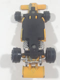 Vintage 1980s Yatming No. 1311 Lola T370 Formula 1 Indy #11 "GAP" Yellow Die Cast Toy Race Car Vehicle