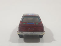 Yatming BMW 320i Dark Red M-Power Blue #320 Turbo Rally No. 1029 Die Cast Toy Car Vehicle