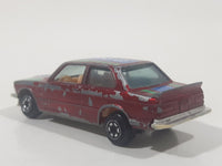 Yatming BMW 320i Dark Red M-Power Blue #320 Turbo Rally No. 1029 Die Cast Toy Car Vehicle