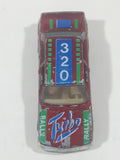 Yatming BMW 320i Dark Red M-Power Blue #320 Turbo Rally No. 1029 Die Cast Toy Car Vehicle