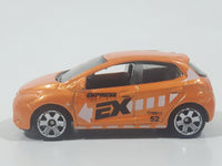 2016 Matchbox City Mazda 2 Orange Die Cast Toy Car Vehicle