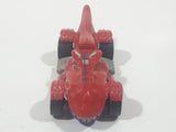 2012 Hot Wheels Thrill Racers Prehistoric T-Rextroyer Red Die Cast Toy Car Vehicle