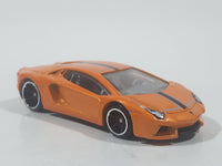 2016 Hot Wheels HW Exotics Lamborghini Aventador LP 700-4 Orange Die Cast Toy Car Vehicle