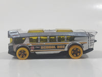 2016 Hot Wheels Hot Wheels High School Bus Chrome Die Cast Toy Car Vehicle