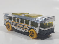 2016 Hot Wheels Hot Wheels High School Bus Chrome Die Cast Toy Car Vehicle