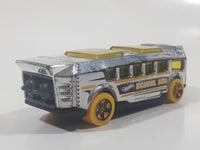 2016 Hot Wheels Hot Wheels High School Bus Chrome Die Cast Toy Car Vehicle