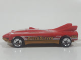 2015 Hot Wheels Race Track Aces Speed Slayer Red Die Cast Toy Car Vehicle