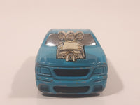 2006 Hot Wheels Big Blocks Ford Lightning Truck Teal Light Blue Die Cast Toy Car Vehicle