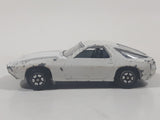 1980s Yatming No. 1034 Porsche 928 White With Black Stripes Die Cast Toy Car Vehicle