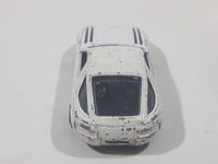 1980s Yatming No. 1034 Porsche 928 White With Black Stripes Die Cast Toy Car Vehicle