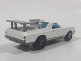 2000 Hot Wheels First Editions 68 El Camino Pearl White Die Cast Toy Muscle Car Vehicle