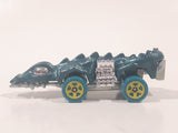 2016 Hot Wheels Dino Riders Fangster Sea Green with Chrome Eyes Die Cast Toy Creature Car Vehicle