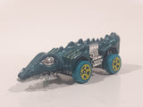 2016 Hot Wheels Dino Riders Fangster Sea Green with Chrome Eyes Die Cast Toy Creature Car Vehicle