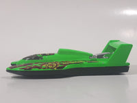 1998 Hot Wheels Biohazard Hydroplane Bright Green Die Cast Toy Speed Boat Vehicle