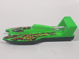 1998 Hot Wheels Biohazard Hydroplane Bright Green Die Cast Toy Speed Boat Vehicle