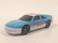 1991 Racing Champions NASCAR #89 Jim Sauter Evinrude Outboard Blue and White Die Cast Toy Car Vehicle