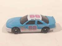 1991 Racing Champions NASCAR #89 Jim Sauter Evinrude Outboard Blue and White Die Cast Toy Car Vehicle