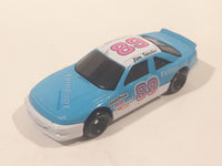 1991 Racing Champions NASCAR #89 Jim Sauter Evinrude Outboard Blue and White Die Cast Toy Car Vehicle