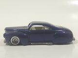 1998 Hot Wheels First Editions Tail Dragger Metalflake Purple Die Cast Toy Car Vehicle