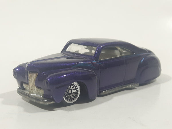 1998 Hot Wheels First Editions Tail Dragger Metalflake Purple Die Cast Toy Car Vehicle