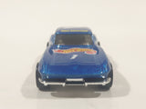 1998 Hot Wheels Race Team Series IV '63 Corvette Stingray Split Window Metalflake Blue Die Cast Toy Car Vehicle