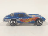 1998 Hot Wheels Race Team Series IV '63 Corvette Stingray Split Window Metalflake Blue Die Cast Toy Car Vehicle