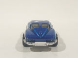 1998 Hot Wheels Race Team Series IV '63 Corvette Stingray Split Window Metalflake Blue Die Cast Toy Car Vehicle