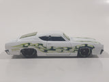 2019 Hot Wheels HW Flames '69 Ford Torino Talladega White Die Cast Toy Muscle Car Vehicle