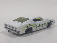 2019 Hot Wheels HW Flames '69 Ford Torino Talladega White Die Cast Toy Muscle Car Vehicle