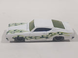 2019 Hot Wheels HW Flames '69 Ford Torino Talladega White Die Cast Toy Muscle Car Vehicle