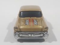 2010 Hot Wheels HW Performance '57 Chevy Bel Air Edelbrock Metallic Gold and Black Die Cast Toy Classic Car Vehicle