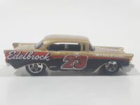 2010 Hot Wheels HW Performance '57 Chevy Bel Air Edelbrock Metallic Gold and Black Die Cast Toy Classic Car Vehicle