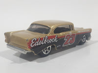 2010 Hot Wheels HW Performance '57 Chevy Bel Air Edelbrock Metallic Gold and Black Die Cast Toy Classic Car Vehicle