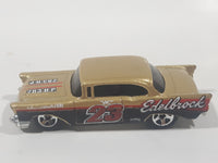 2010 Hot Wheels HW Performance '57 Chevy Bel Air Edelbrock Metallic Gold and Black Die Cast Toy Classic Car Vehicle