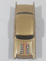 2010 Hot Wheels HW Performance '57 Chevy Bel Air Edelbrock Metallic Gold and Black Die Cast Toy Classic Car Vehicle