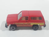 Vintage 1979 Kidco Ford Bronco Red Die Cast Toy Car Vehicle Made in Hong Kong