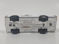 Vintage Warner Bro. ERTL Dukes of Hazzard 1980 Pontiac Bonneville Sheriff Police Cop White Die Cast Toy Car Vehicle TV Show Collectible Blue Lights