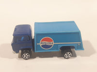 Vintage Yatming Style Ford Pepsi-Cola Soda Pop Beverages Blue Delivery Truck Die Cast Toy Car Vehicle Made in Hong Kong