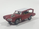 Vintage 1960s Husky The Monkees MonkeeMobile Red and White Die Cast Toy Car Vehicle