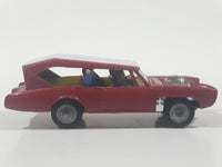 Vintage 1960s Husky The Monkees MonkeeMobile Red and White Die Cast Toy Car Vehicle